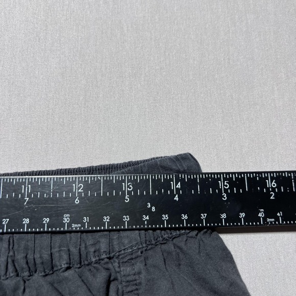 Xirena Cotton Drawstring Pants Womens Medium Faded Black Elastic Waist High Rise - Picture 10 of 14